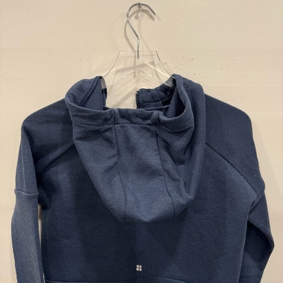Sweaty Betty Full Zip Training Hoodie Sweatshirt Medium Blue - Picture 7 of 7